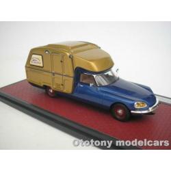 Citroen ID Camper 1973 Blauw / Goud 1/43 Matrix