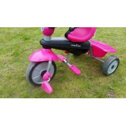 Smartrike 4 in 1 driewieler 665A roze zwart z.g.a.n.
