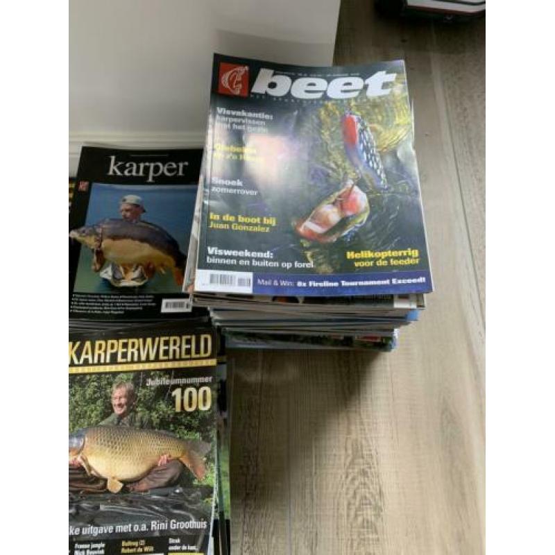 Te koop heel veel karpertijdschriften