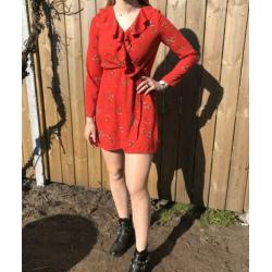 Vero Moda rode jurk in maat S