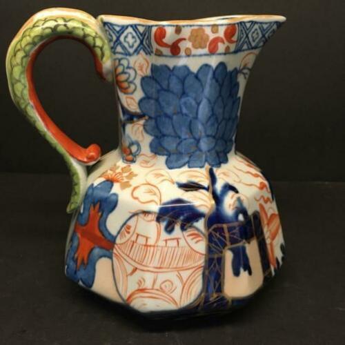 136) antieke Engelse melkkan Davenport Stone China