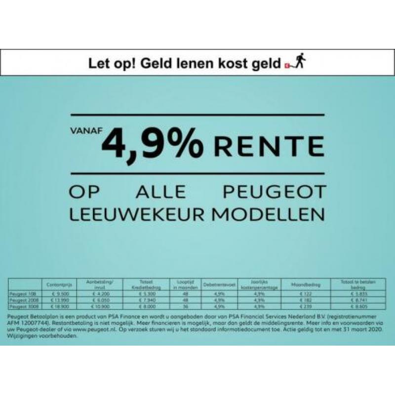 Peugeot 2008 GT- Line 110 EAT6 Aut. Navi | Pano dak | A. Cam