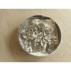 Zes tegeltjes met oude beroepen - Focke & Meltzer
