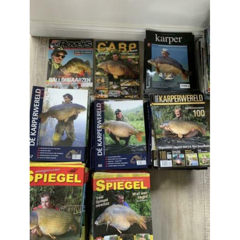 Te koop heel veel karpertijdschriften