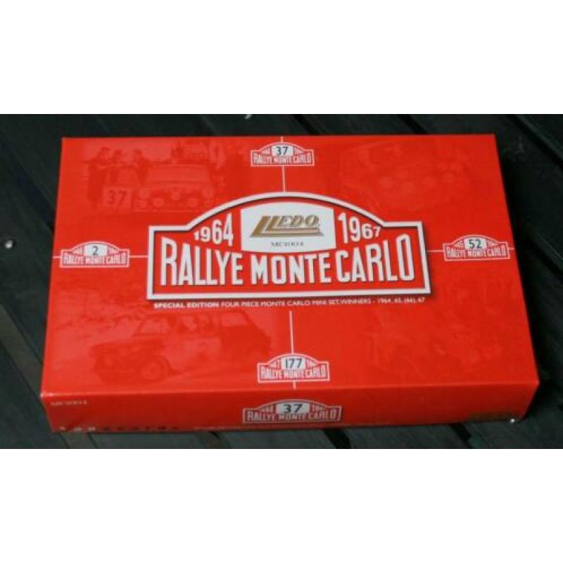 Lledo Vanguards Mini Monte Carlo Rally set 1964-1967