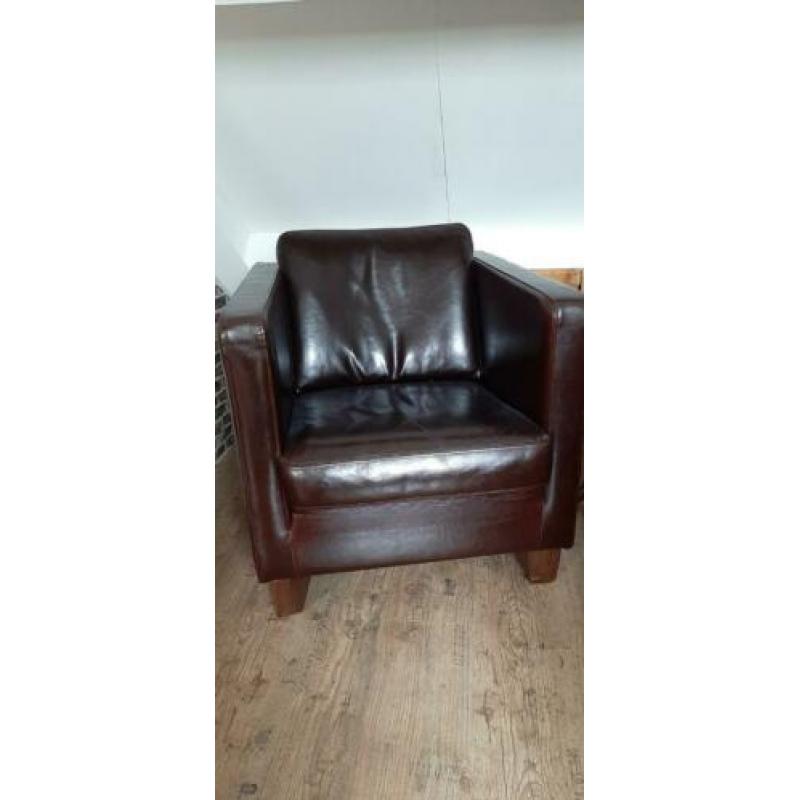 2 Prachtige bruine fauteuils