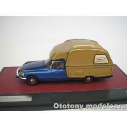 Citroen ID Camper 1973 Blauw / Goud 1/43 Matrix