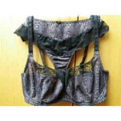 Panache Jasmine setje, balconnet BH (65G) en twee strings