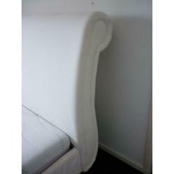 Bedframe bedombouw stof wit 180x210 cm