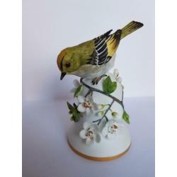 Franklin Mint vogeltjes crystal kristal porselein hummeltjes
