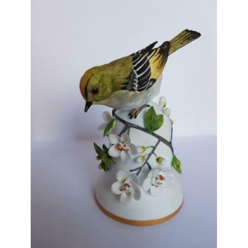 Franklin Mint vogeltjes crystal kristal porselein hummeltjes