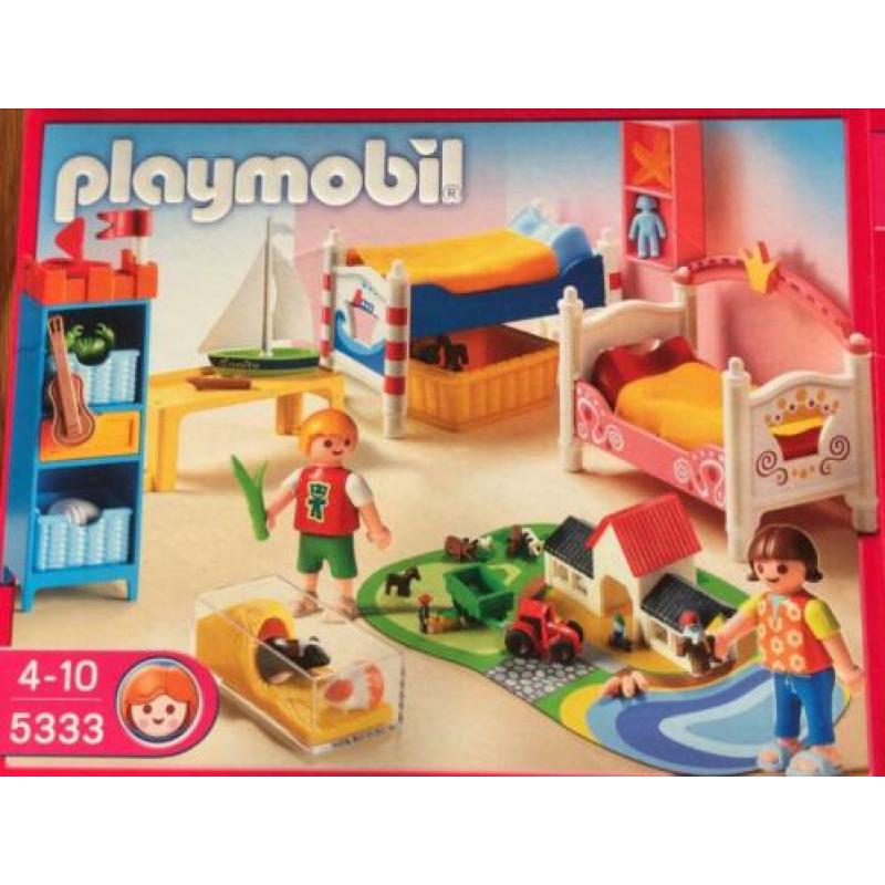 Slaap- en speelkamer kinderen Playmobile