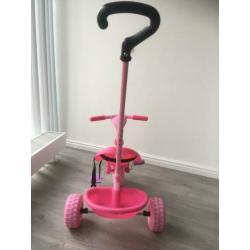 Leuke Smoby kinderfietsje roze ?????? driewieler