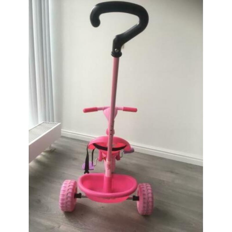 Leuke Smoby kinderfietsje roze ?????? driewieler