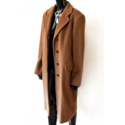 ZGAN Mooie oversize karamel jas Marella maat 40 wol kasjmier