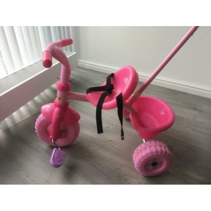 Leuke Smoby kinderfietsje roze ?????? driewieler