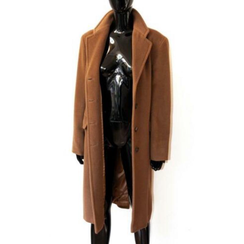 ZGAN Mooie oversize karamel jas Marella maat 40 wol kasjmier