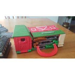 Thomas de Trein rails met 6 treintjes