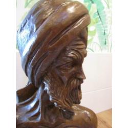 Houten beeld houtsnijwerk man java bali indonesië