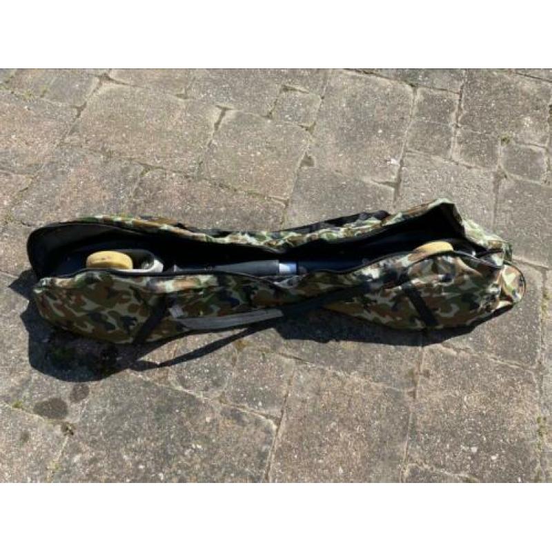 Waveboard met vlammen + opbergtas