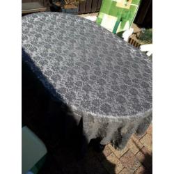 Tuintafel Flair wit 90x140cm ovaal te koop in perfecte staat
