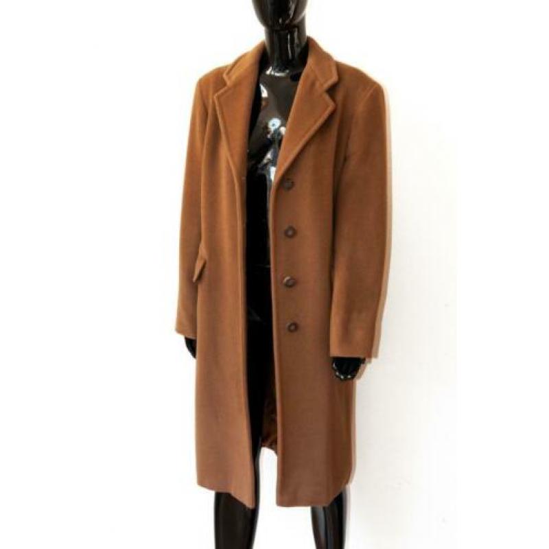 ZGAN Mooie oversize karamel jas Marella maat 40 wol kasjmier