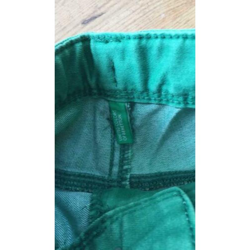 Groene jeans van Benetton