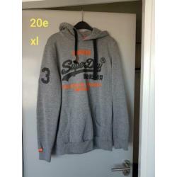 Kast opruiming heren superdry XL en levi's XL