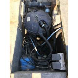 Waterpomp en filter voor vijver