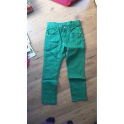 Groene jeans van Benetton
