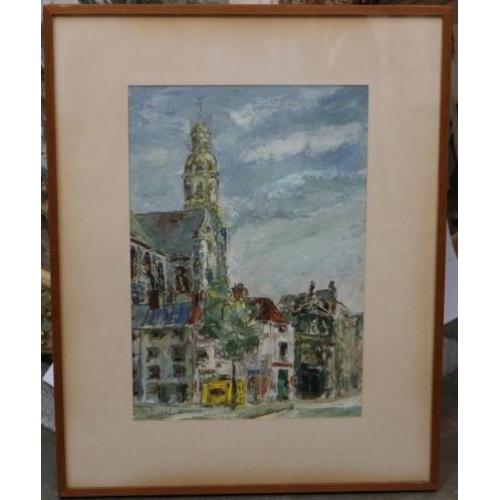 André Gailliaerde, onder de kerktoren
