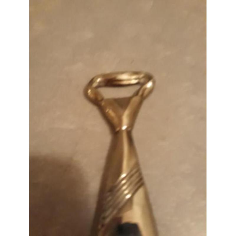 Verzilverde flesopener - stropdas