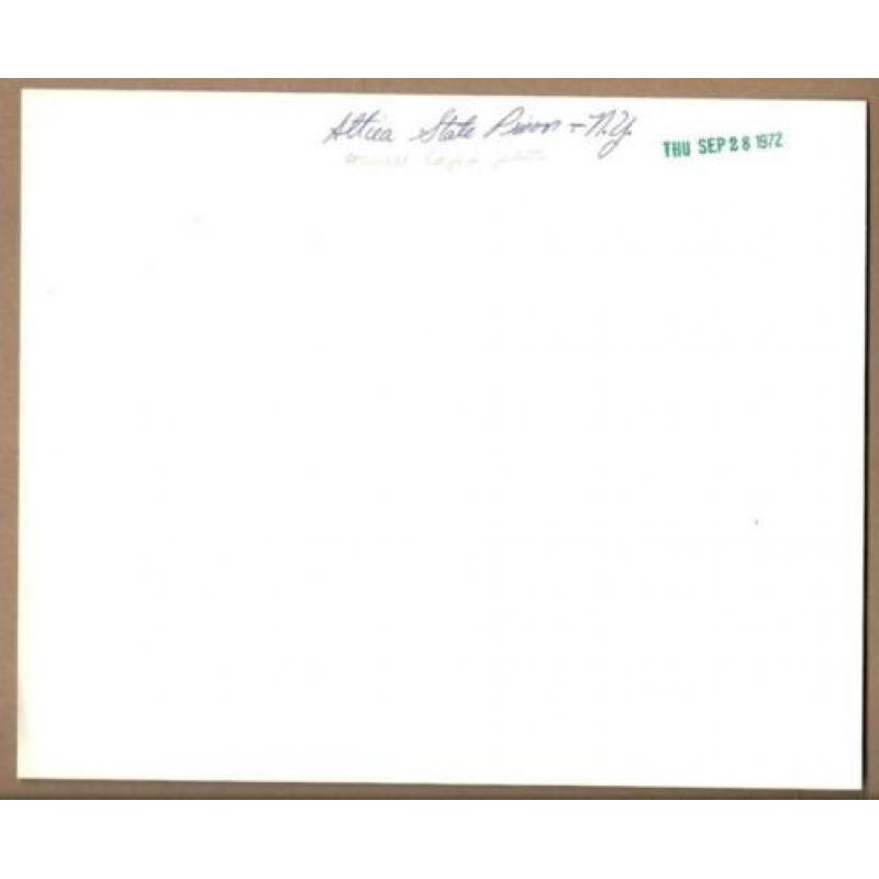 Cornell Capa - Attica prison riot - originele foto, 1972 COA