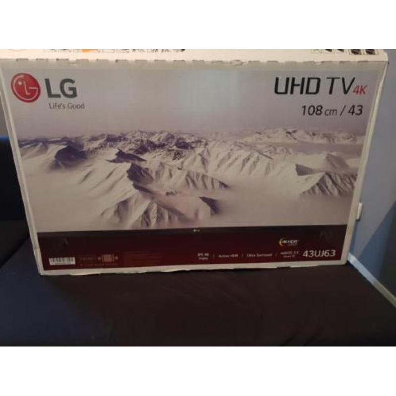 LG 43 inch UHD 4K Smart TV