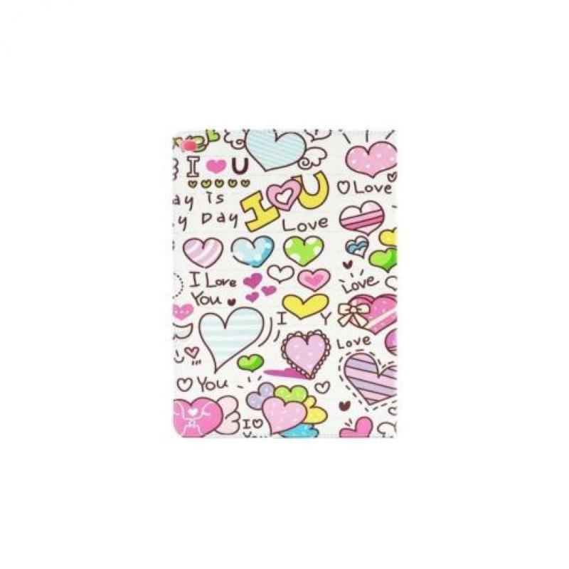 iPad Pro 12.9 - hoes, cover, case - PU leder - Love text
