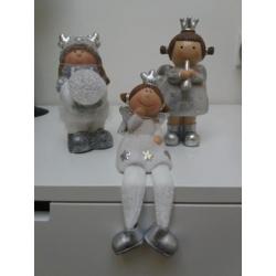 Schattige kerstbeeldjes partij 20 stuks