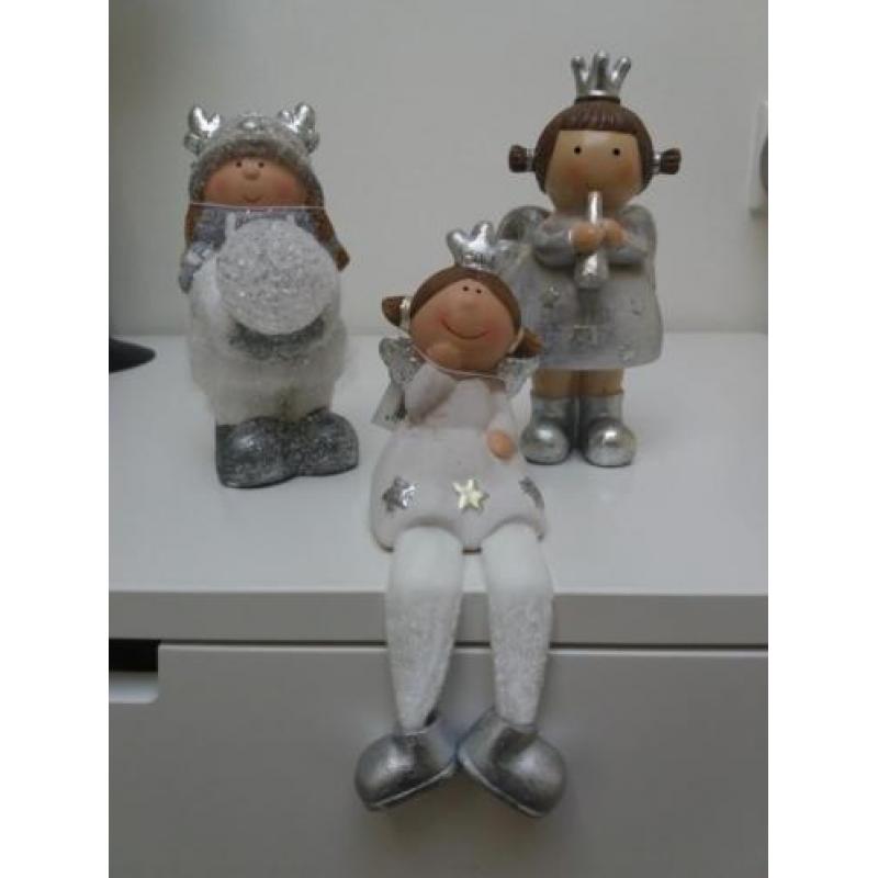 Schattige kerstbeeldjes partij 20 stuks