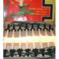 Splendor Vintage Kerstverlichting - 16 kaarslampjes in doos