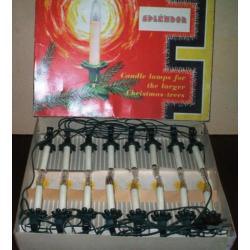 Splendor Vintage Kerstverlichting - 16 kaarslampjes in doos