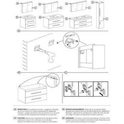 Differnz Badmeubel Style 120cm - Zwart Eiken