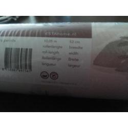 Barok Brocante Vlies Behang Taupe/Bruin Rozen 7 x