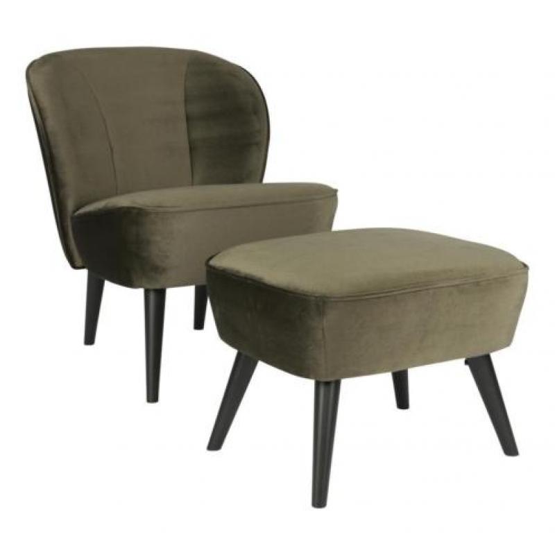 [Webshop] Woood Hocker Sara, kleur Groen - Gratis bezorging!