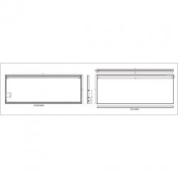 Ambi+ Condensvrije Spiegel 160X60 Cm Met Led Verlichting