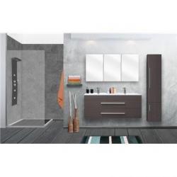 Differnz Badmeubel Style 120cm - Zwart Eiken
