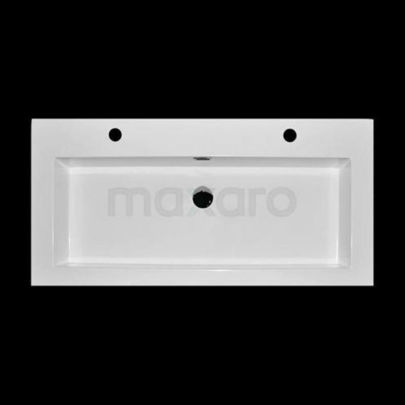 Hangend badkamermeubel Grijs eiken, 100 cm | Maxaro