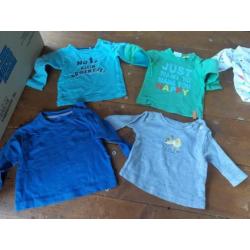 Partijtje baby kleding jongens maat 50 tot 68