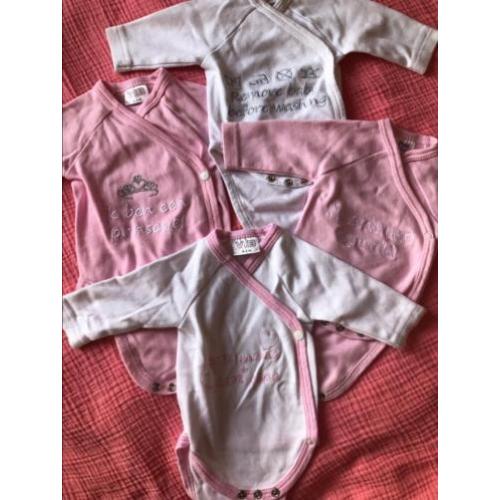 4 newborn omslag rompers VIB meisje