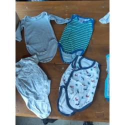 Partijtje baby kleding jongens maat 50 tot 68