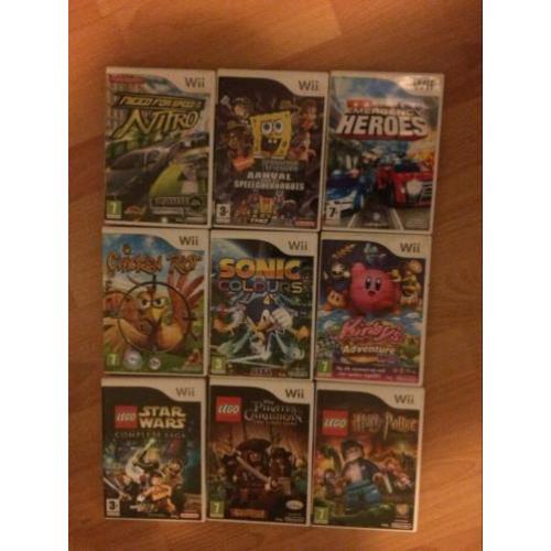 Wii spellen origineel