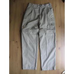 Afritsbare outdoor broek,Fjäll Räven,mt 40,khaki, G-1000